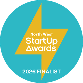 UK StartUp Awards 2026 Finalist Badge North West