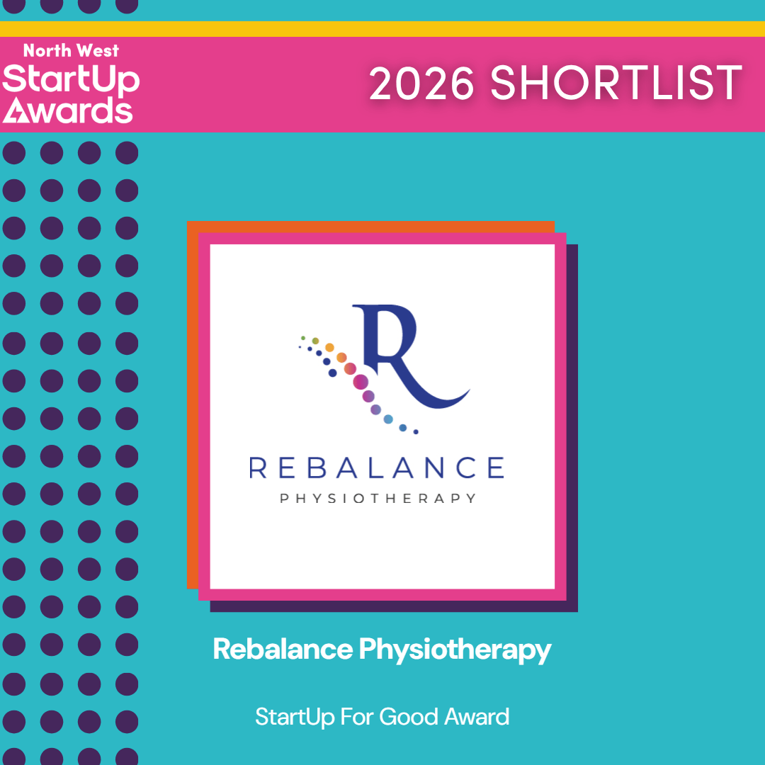 Rebalance Physiotherapy Named Finalist in the UK StartUp Awards 2026