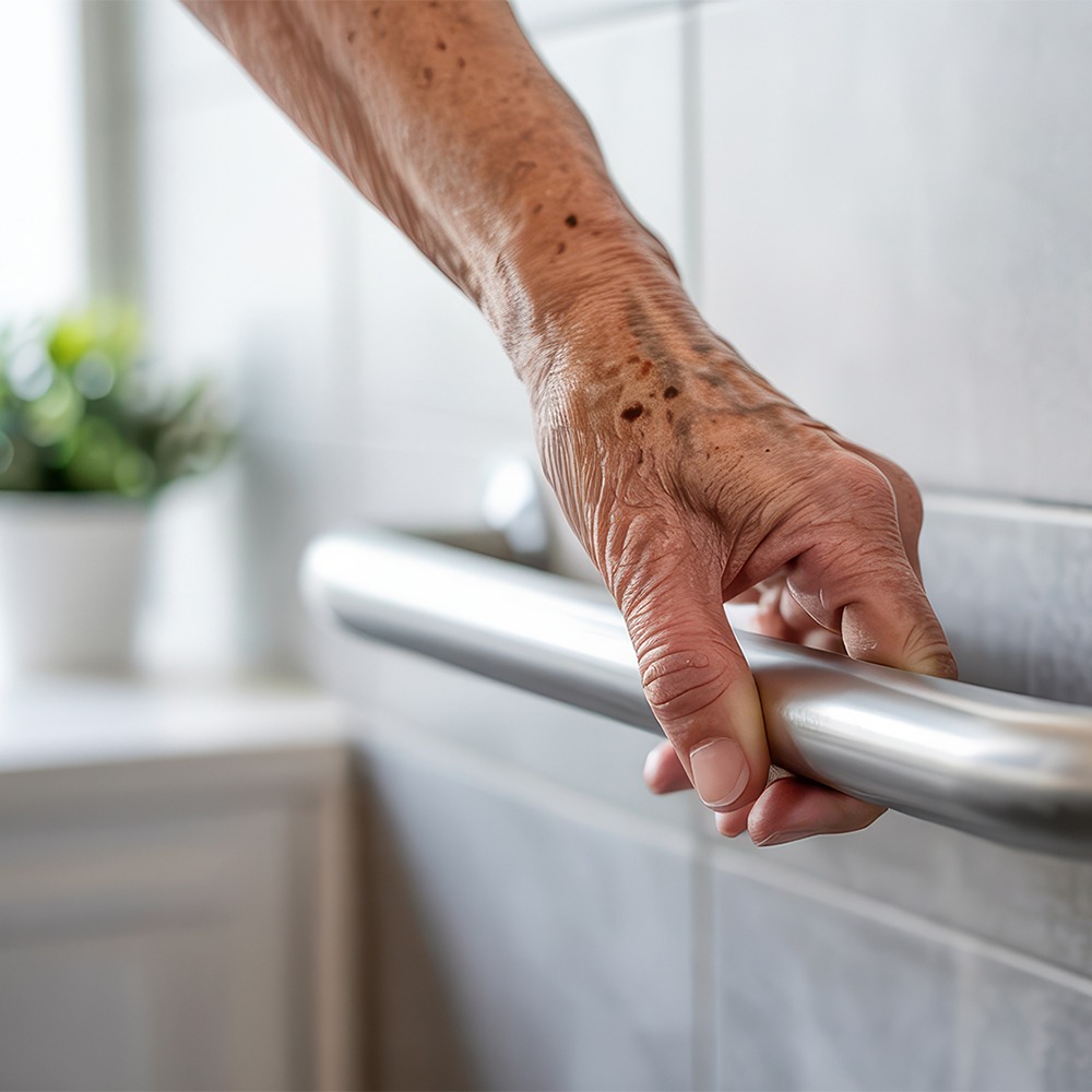 Shower safety solutions elderly. Millercare.